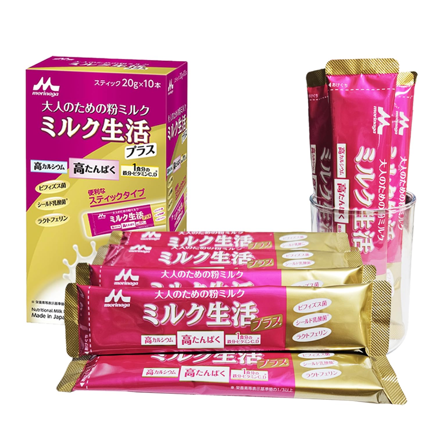 Amazon.co.jp: 大人のための 粉ミルク ミルク生活 プラス スティック